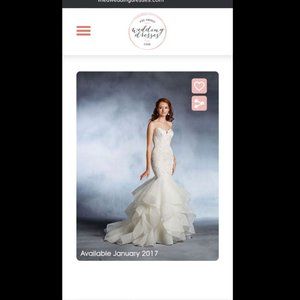 BRIDAL DRESS BY ALFRED ANGELO DISNEY ARIEL
